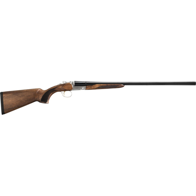 AKKAR CHURCHILL 512 12GA 28" - SIDE/SIDE W/ EXTRACTORS WALNUT