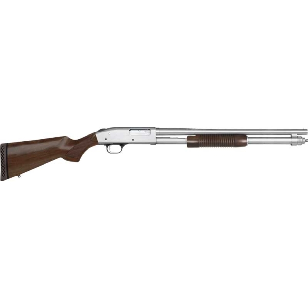 MOSSBERG 590 SECURITY 12GA 3" - 9RD 20" CHROME WALNUT