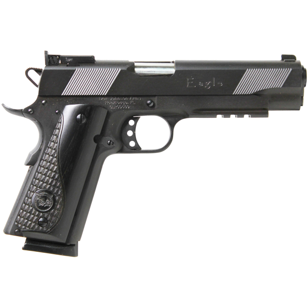 Iver Johnson Arms EAGLELR Eagle LR Government Size 45 ACP 8+1 5" Matte Blued
