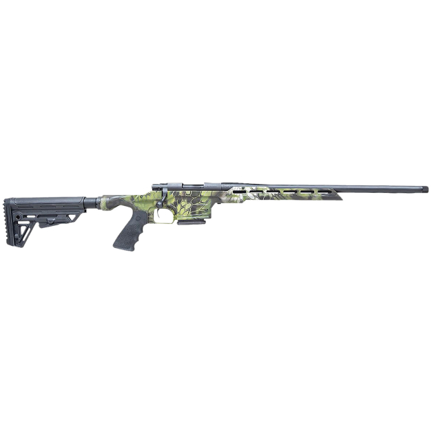Howa HMXL762KAC M1500 Mini Excel Lite 7.62x39mm 20" TB 5+1, Kryptek Altitude HTI Excl Lite Chassis, Black Folding Stock