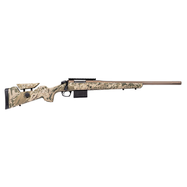 CVA CR4042 Cascade VH Full Size 223 Rem 20" Smoked Bronze Cerakote Steel Threaded Barrel, Realtree Hillside Adjustable Synthetic Stock
