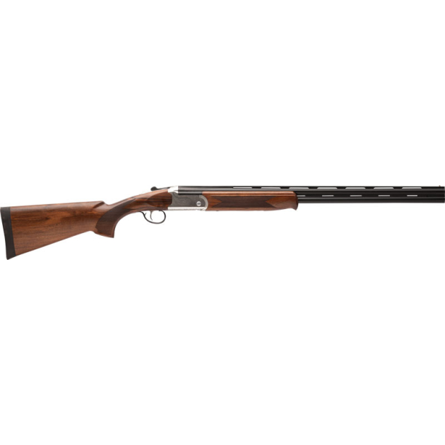 STEVENS 555E O/U 28GA 26" MC5 - 2 3/4" SILVER ENGAVED/WALNUT