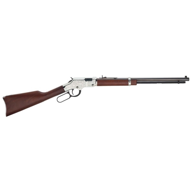 HENRY SILVER EAGLE 22WMR - 20.5" OCTAGON WALNUT ENGRAVED
