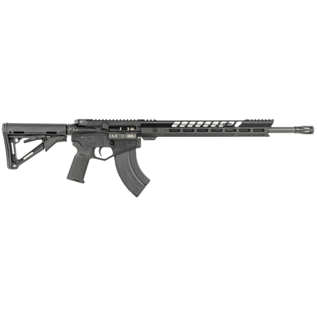 Diamondback DB1732N001 DB15  6.5 Grendel 18" 5+1,28+1 Black Adjustable Magpul CTR Stock Black Magpul MOE K2 Grip with Black Gold Lower 15" M-Lok