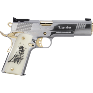 GIRSAN MC1911S LIBERADORE III - 9MM SKELETON CHROME/GOLD 9RD - Image 2