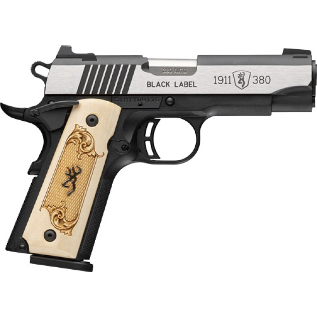 BROWNING 1911-380 BLACK LABEL - 380ACP 3.58"FS 10RD MAPLE