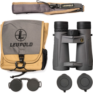 LEUPOLD BINOCULAR BX-5 SANTIAM - HD 10X42 ROOF SHADOW GRAY