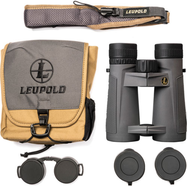 LEUPOLD BINOCULAR BX-5 SANTIAM - HD 10X42 ROOF SHADOW GRAY
