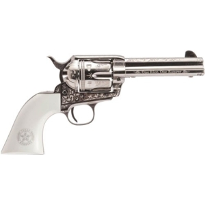 CIMARRON TEXAS RANGERS 45LC - PW FS 4.75" ENGRAVED NICKEL - Image 5