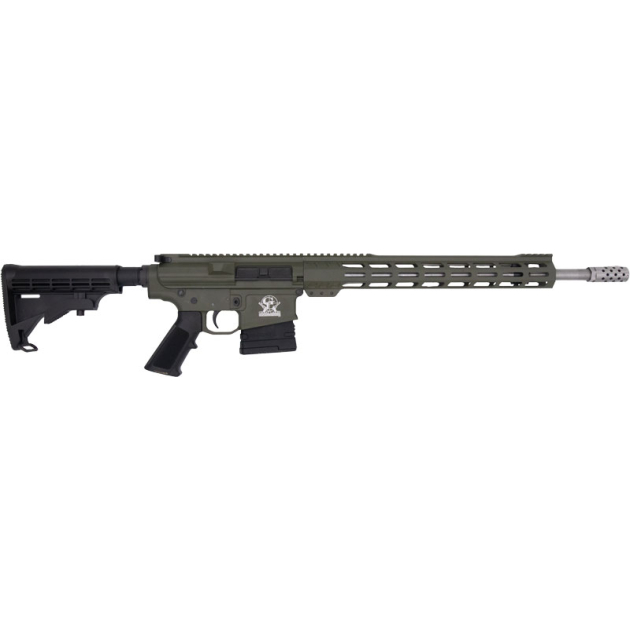 GLFA AR10 RIFLE 308 WIN - 18" S/S BBL 10-SHOT OD GREEN