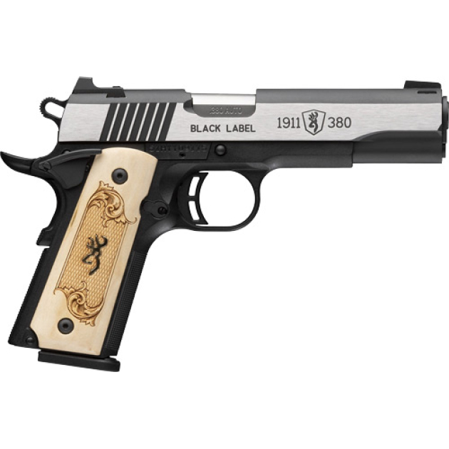 BROWNING 1911-380 BLACK LABEL - 380ACP 4.25"FS 10RD MAPLE