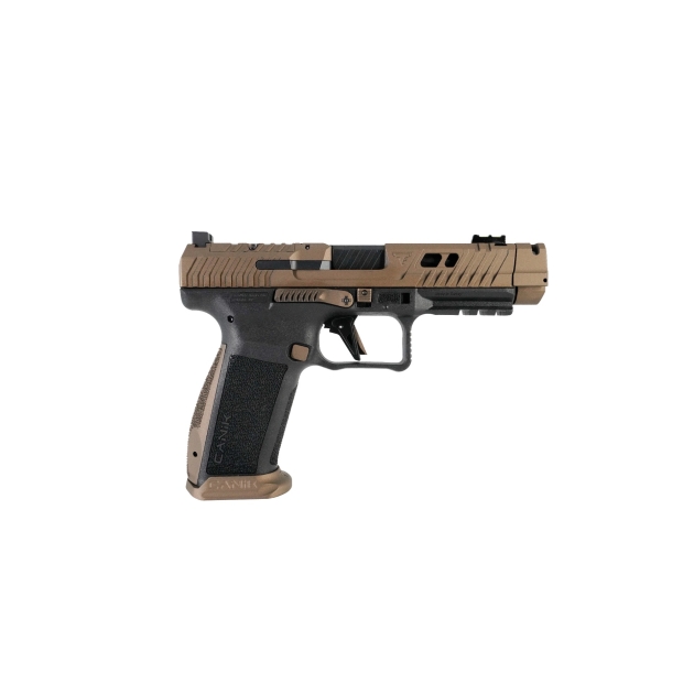 Canik TTI Combat | 4.6" Ported and Fluted Barrel | Canik Compensator | TTI Bronze | 9mm | 18rd | 2 Mags