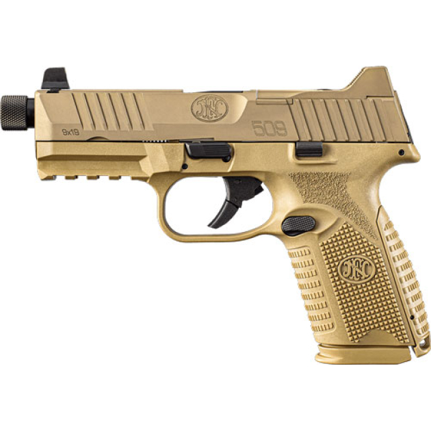 FN 509 TACTICAL 9MM BUNDLE - 5-10RD NS FDE/FDE