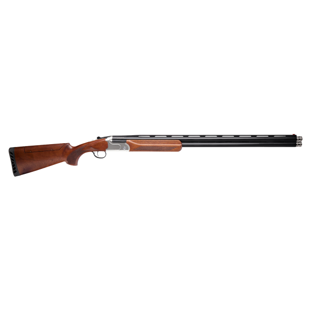 Stevens 18748 555 Sporting 12 Gauge 3" 2rd 30" Vent Rib Barrel, Silver Aluminum Receiver, Turkish Walnut Adjustable Comb Stock