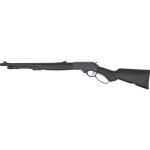 HENRY X MODEL LEVER 45/70 - 19.8" TB BLUED BLACK SYN. - Image 2