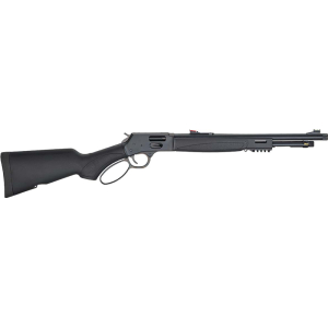 HENRY X MODEL LEVER 357/38 - 17.4" TB BLUED BLACK SYN.