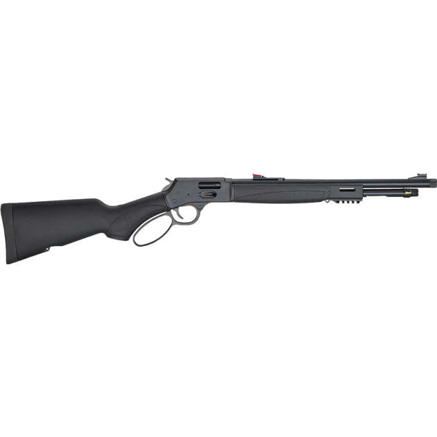 HENRY X MODEL LEVER 357/38 - 17.4" TB BLUED BLACK SYN.