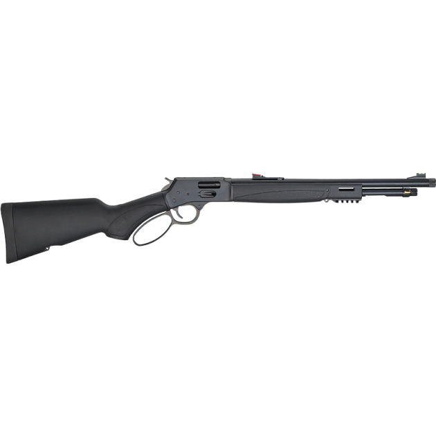 HENRY X MODEL LEVER 44MAG/SPL - 17.4" TB BLUED BLACK SYN.