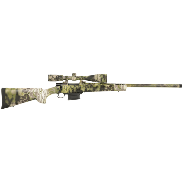 Howa HKF73102KAC M1500 308 Win 5+1 24" Heavy Barrel, Full Dip Kryptek Altitude, Synthetic Stock, Nikko Stirling GamePro 4-16x44mm, Bipod Included