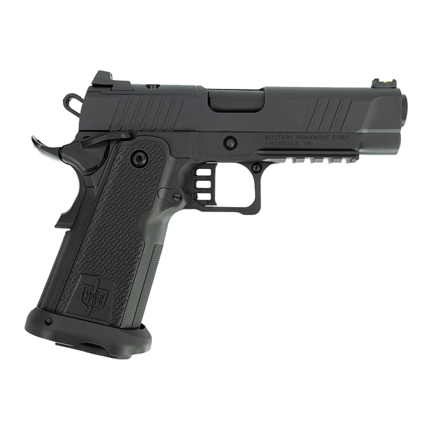 MAC 12500014 9 DS-D 9mm Luger 17+1 4.25" Black QPQ Threaded Bull Barrel, QPQ Tenifer Cerakote Optic Cut/Serrated Steel Slide, QPQ Tenifer Cerakote Steel Frame w/Accessory Rail & Beavertail