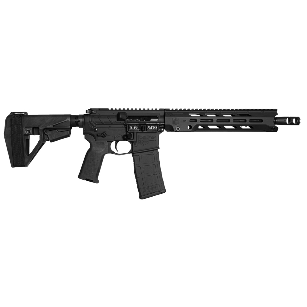 Diamondback DB1984K001 Obsidian 5.56 NATO 30+1 11.50" Black Nitride 11" M-LOK Handguard SBA5 Brace Magpul MOE K2 Grip
