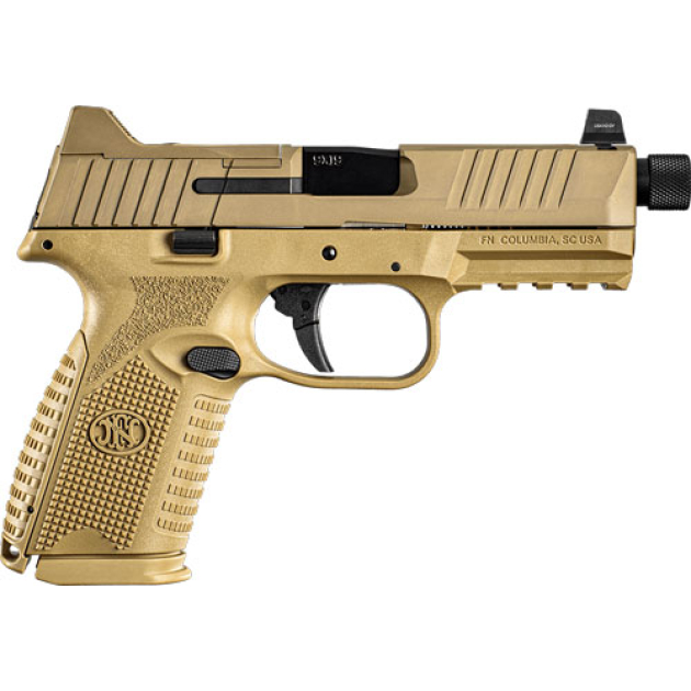 FN 509M TACTICAL 9MM OPTICS - READY NIGHT SIGHTS FDE 24RD