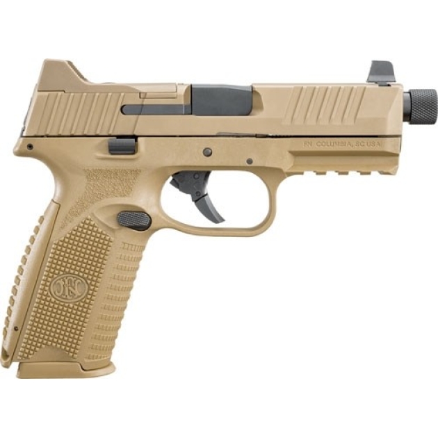 FN 509 TACTICAL 9MM LUGER - 1-17RD 1-24RD NS FDE/FDE