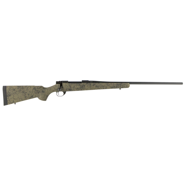 Howa HHS62503 M1500 HS Precision 6.5 Creedmoor 5+1 22" Barrel, Black Metal Finish, Green Black Webbed Fixed HS Precision Stock