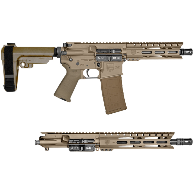 Diamondback DB195AK061 DB15  5.56/300BLK 30rd 7"/10" Black Nitride Flat Dark Earth Magpul Grip