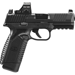 FN 545 MRD 45 ACP W/ HOLOSUN - 407C 2-15 RD MAGS NMS BLACK