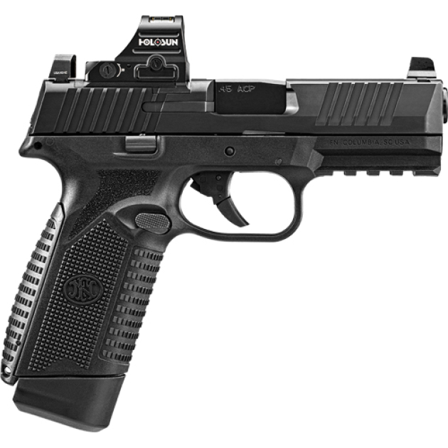 FN 545 MRD 45 ACP W/ HOLOSUN - 407C 2-10 RD MAGS NMS BLACK