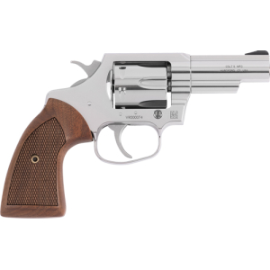 COLT VIPER 357MAG 3" STAINLESS - STEEL/WALNUT GRIPS