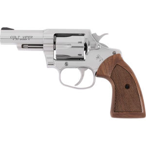 COLT VIPER 357MAG 3" STAINLESS - STEEL/WALNUT GRIPS - Image 2