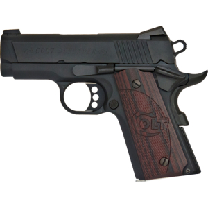 COLT DEFENDER 45ACP 3" FRONT - NIGHT SIGHT 7RD ALLOY BLUE G10