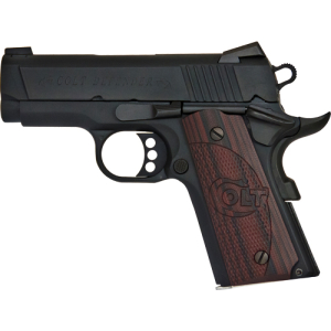 COLT DEFENDER 9MM 3" FRONT - NGT SGT 7-SHOT ALLOY/BLUED G10