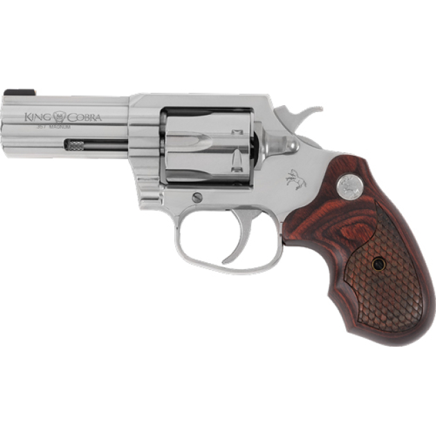 COLT KING COBRA 357MAG 3" - S/S SNAKE SCALE GRIPS (TALO)