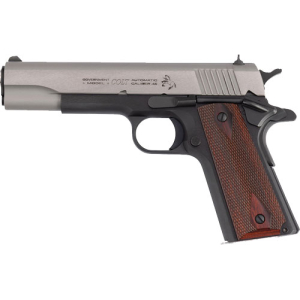 COLT 1911 45ACP 5" FS 7-SHOT - TWO TONE ROSEWOOD GRIPS