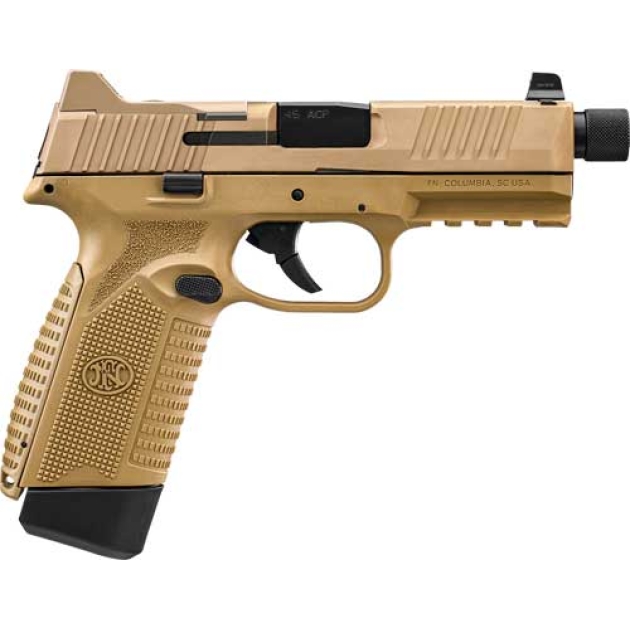 FN 545 TACTICAL 45 ACP NMS - 1-15RD 1-18RD NS FDE