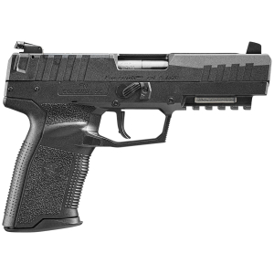 FN 66101274 Five-seveN MRD 5.7x28mm 20+1 4.80" Black Steel Barrel, Black Optic Ready/Serrated Steel Slide & Polymer Frame w/Picatinny Rail, Black Textured Polymer Grip, Ambidextrous