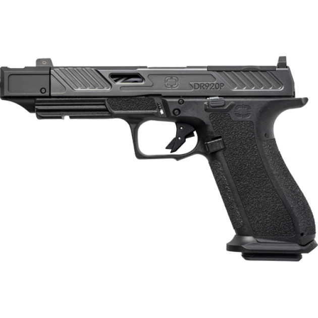 SHADOW SYSTEMS DR920P ELITE - 9MM OPTC CT COMPENSATD BLK BB