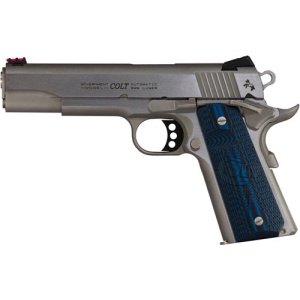 COLT GOVT COMPETITION 9MM - 5" STAINLESS ADJ. SIGHTS G10