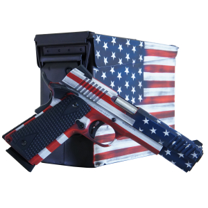 Citadel CITC45FUSAAC M1911 Flag 45 ACP 8+1, 5" Stainless Steel Barrel