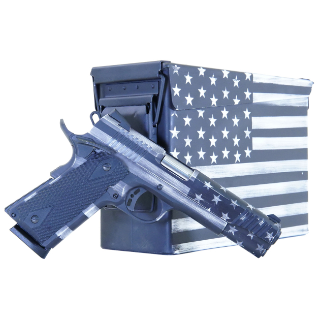 Citadel CITC45FUSGAC M1911 Flag 45 ACP 8+1, 5" Stainless Steel Barrel