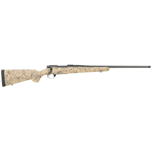 Howa HHS43164 M1500 HS Precision 308 Win 5+1 22" Threaded Barrel, Black Metal Finish, Tan Black Webbed Fixed HS Precision Stock