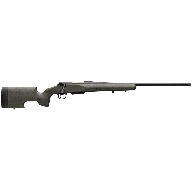 Winchester Guns 535732299 XPR SR 6.8 Western Caliber with 3+1 Capacity, 24" Threaded Barrel, Black Perma-Cote Metal Finish & Black Webbed Green Grayboe Renegade Long Range Stock Right Hand (Full Size)