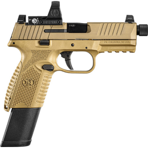 FN 509M TACTICAL 9MM HOLOSUN - 407C 1-24RD & 1-15RD MAG FDE - Image 2