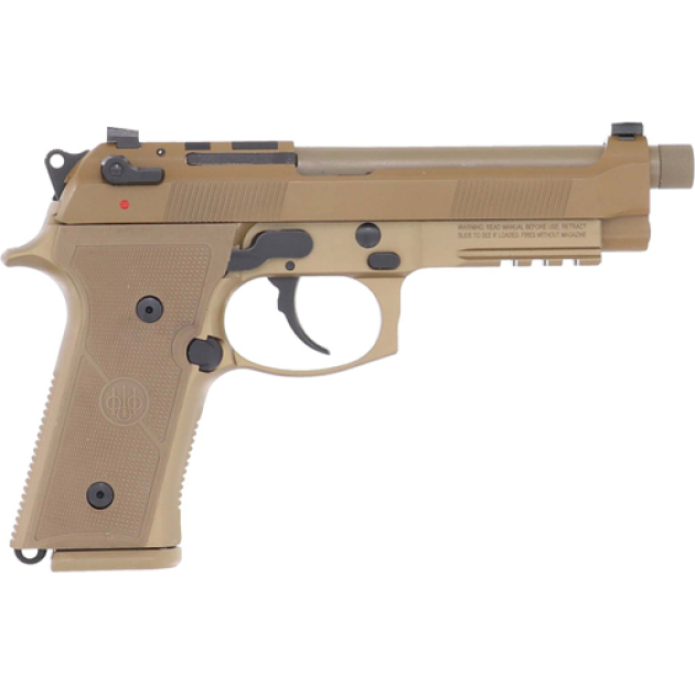 BERETTA M9A4 G 9MM 5.1" 10 RND - THREADED BBL TAN US OPTIC RDY