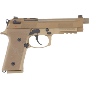BERETTA M9A4 G 9MM 5.1" 18 RND - THREADED BBL TAN US OPTIC RDY