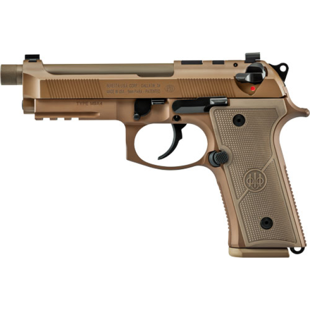 BERETTA M9A4 G CENTURION 9MM - 4.8" 15RND THRD BBL TAN US OR