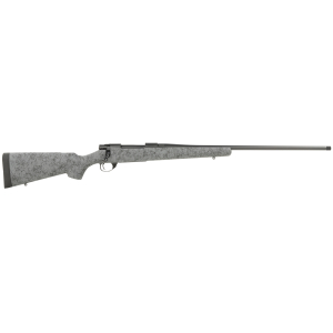 Howa HHS43331 M1500 HS Precision 300 Win Mag 3+1 24" Blued Threaded Barrel/Rec, Gray with Black Webbed HS Precision Stock